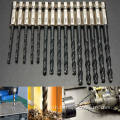 15pcs hss twist drills สำหรับโลหะ